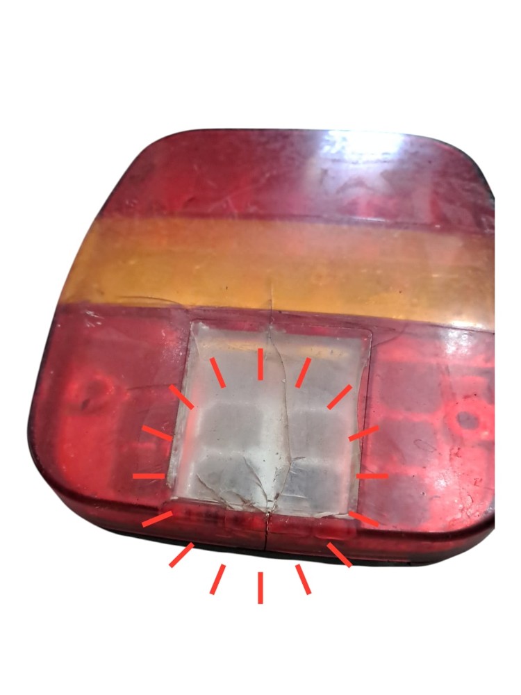 Lanterna Traseira LED Marmitao Vw Ford Cargo 3