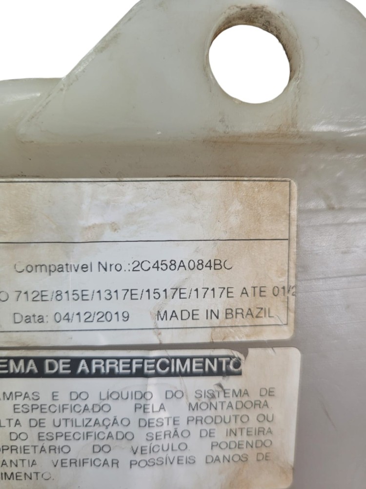 Reservatório Agua Radiador Ford Cargo 712 2010 5