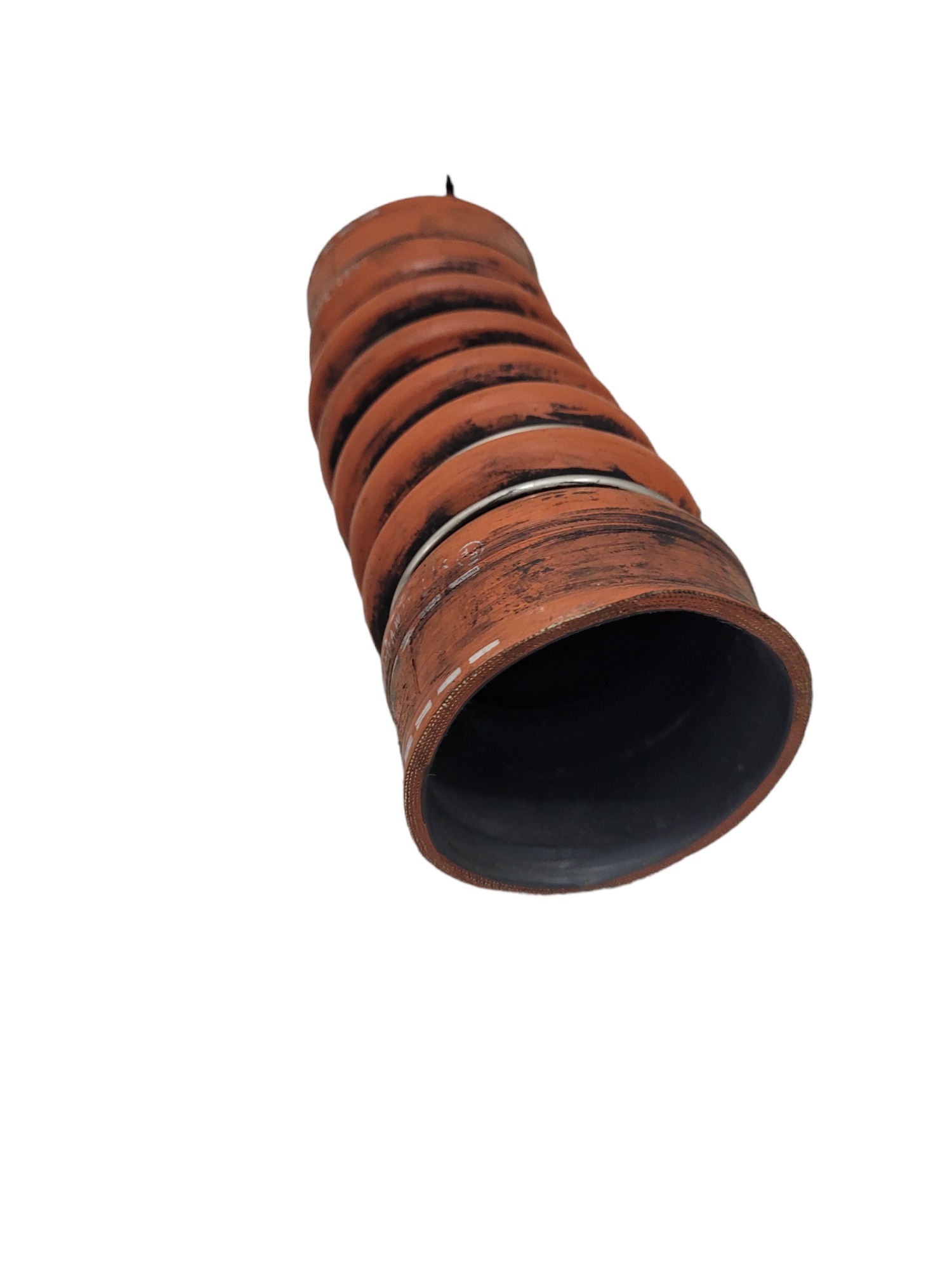 Mangueira Intercooler 5 Anéis M Benz 711 A3885288382 Laranja 2