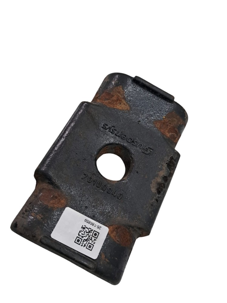 Placa Superior Grampo Mola Ford Cargo Traseiro 5