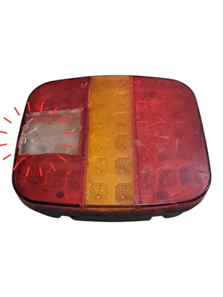 Lanterna Traseira LED Marmitao Vw Ford Cargo 1