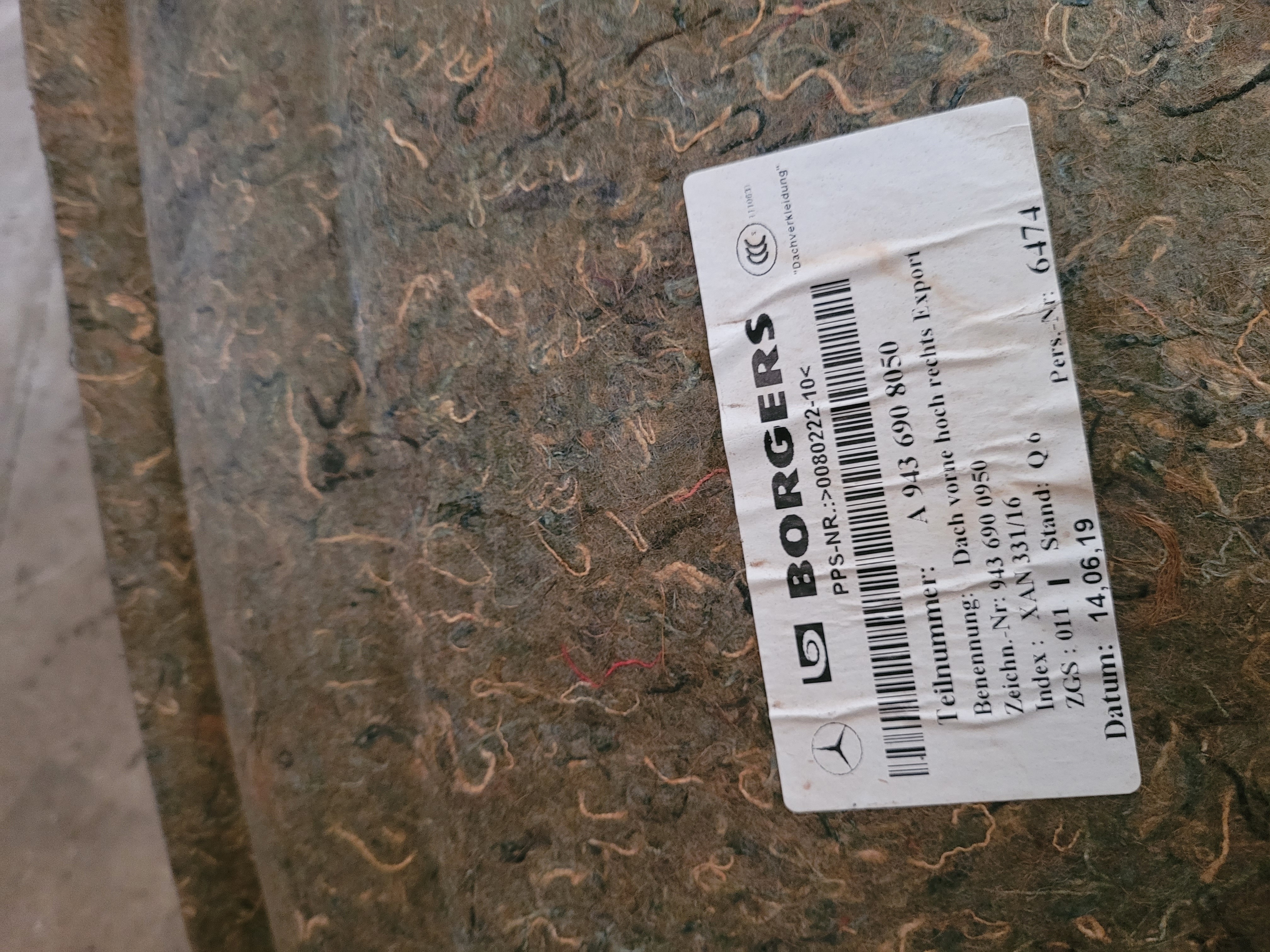 Forro Teto Cabine M Benz Actros A9436908050 5