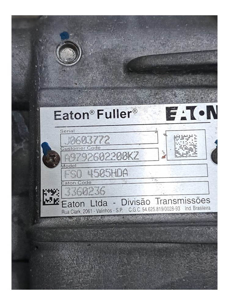 Carcaca Traseira Caixa Cambio EATON 6
