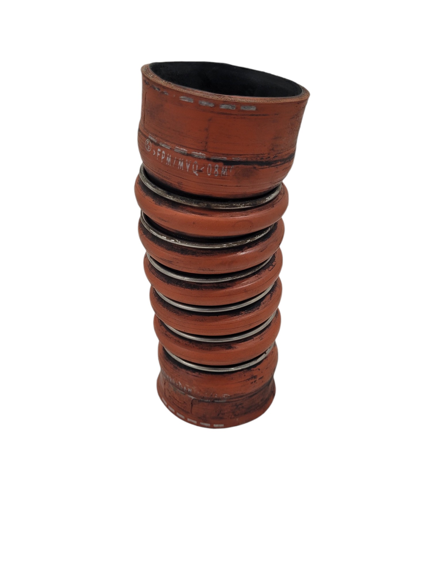 Mangueira Intercooler 5 Anéis M Benz 711 A3885288382 Laranja 1