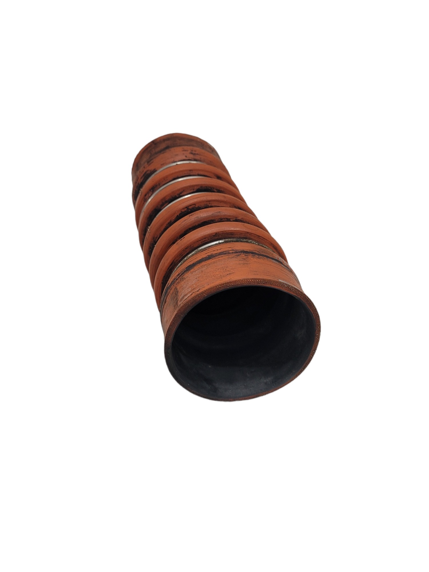 Mangueira Intercooler 5 Anéis M Benz 711 A3885288382 Laranja 3