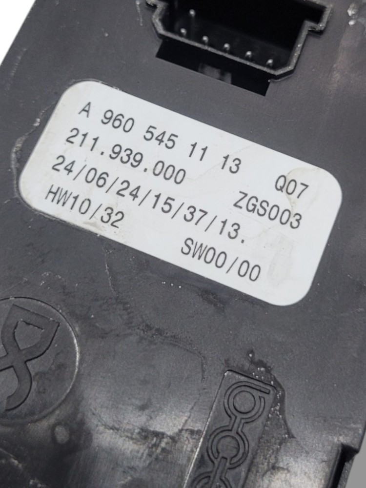 Interruptor Vidro Elétrico Mb Actros 2548 2024 Vo12 5