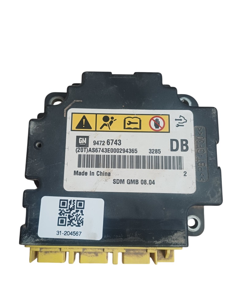 Modulo Central Painel Bolsa Ar S10 2012 A 2016