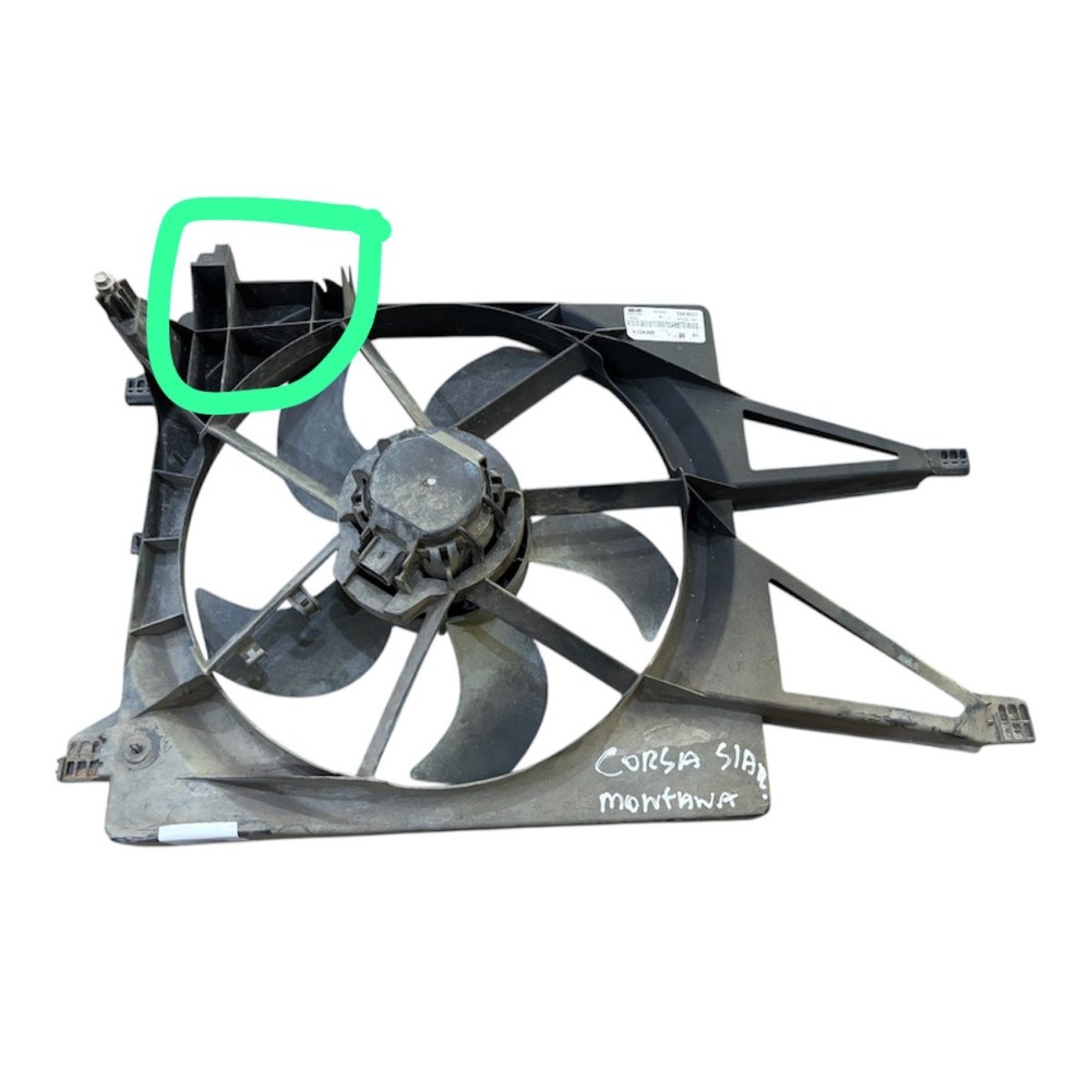 Ventoinha C/defletor Corsa Montana S/ar 2004/2010