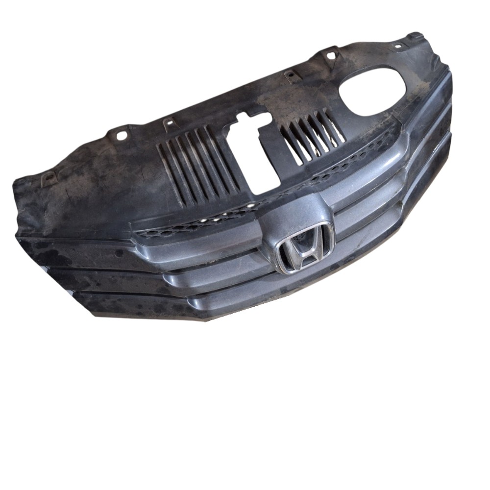 Grade Dianteiro Superior Parachoque Honda City 2009 A 2012 Preto
