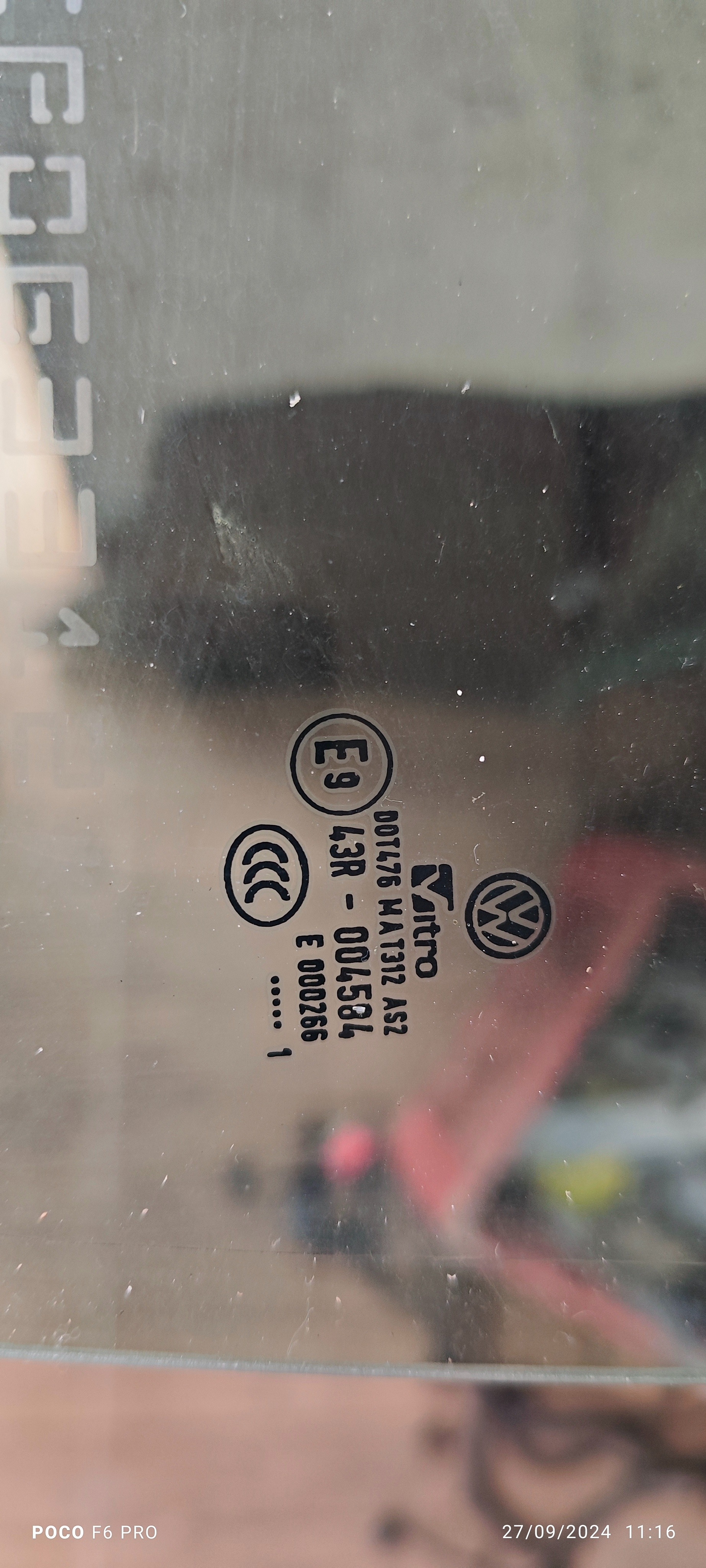 Vidro Traseiro Esquerdo Vw Gol Voyage G5 2007/2014 4 Pts 3