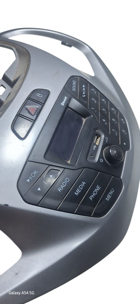 Comando Som Moldura Rádio Central Painel Ford Ka 2015 5