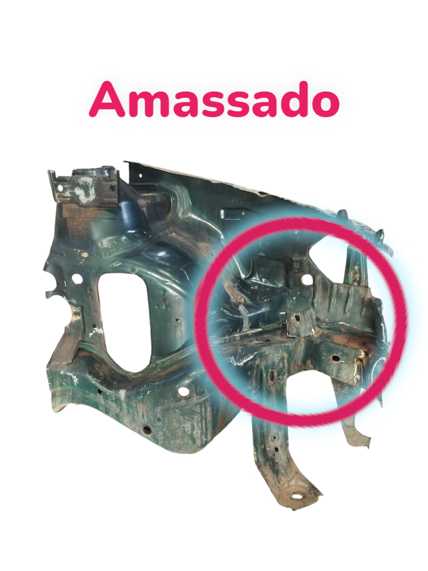 Longarina Caixa De Roda Gol 1996 a 1999 Esquerda 2