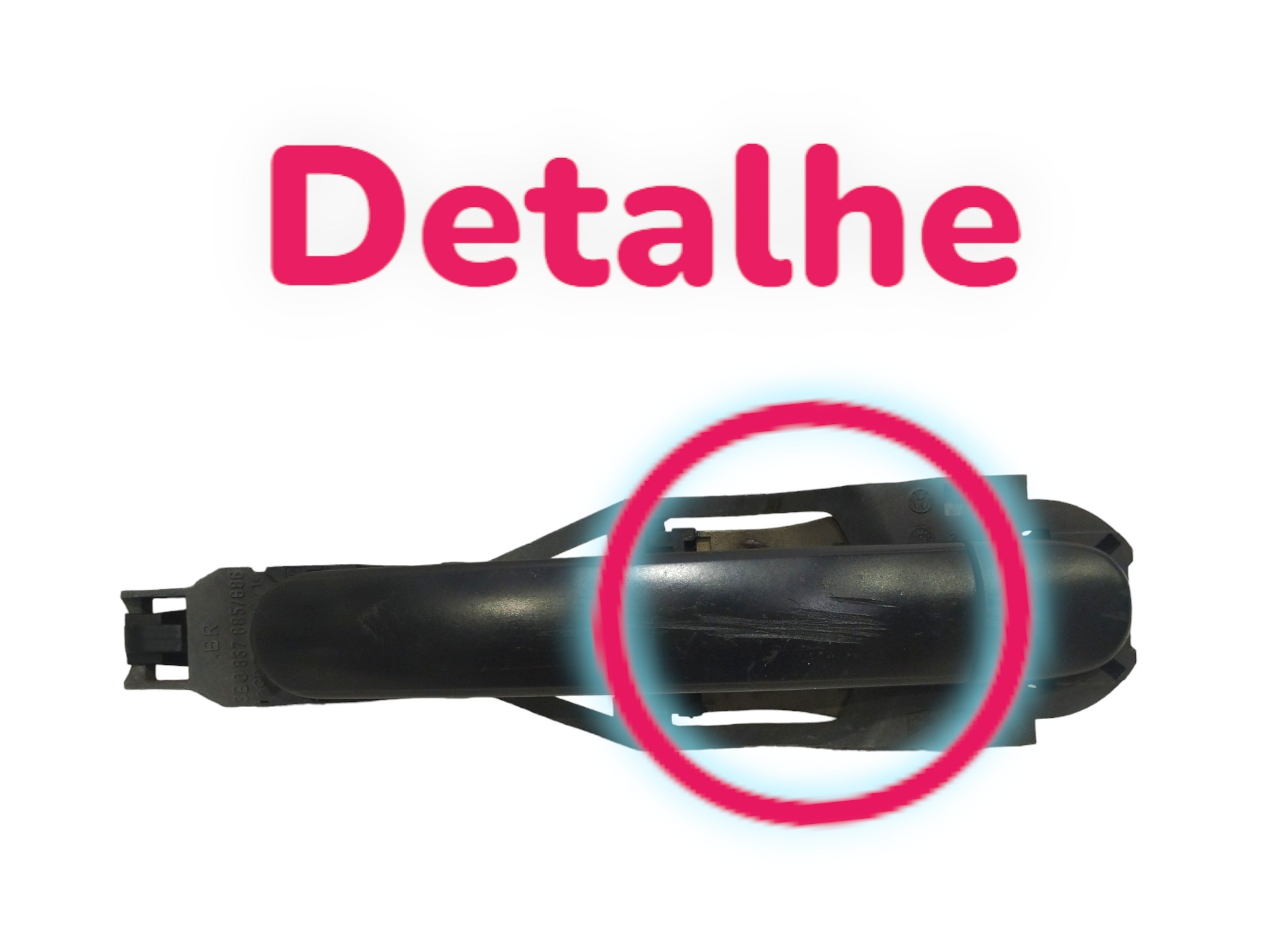 Macaneta Externa Porta Fox Gol Golf 01 A 2010 Tras Esquerda Preto Traseira 2