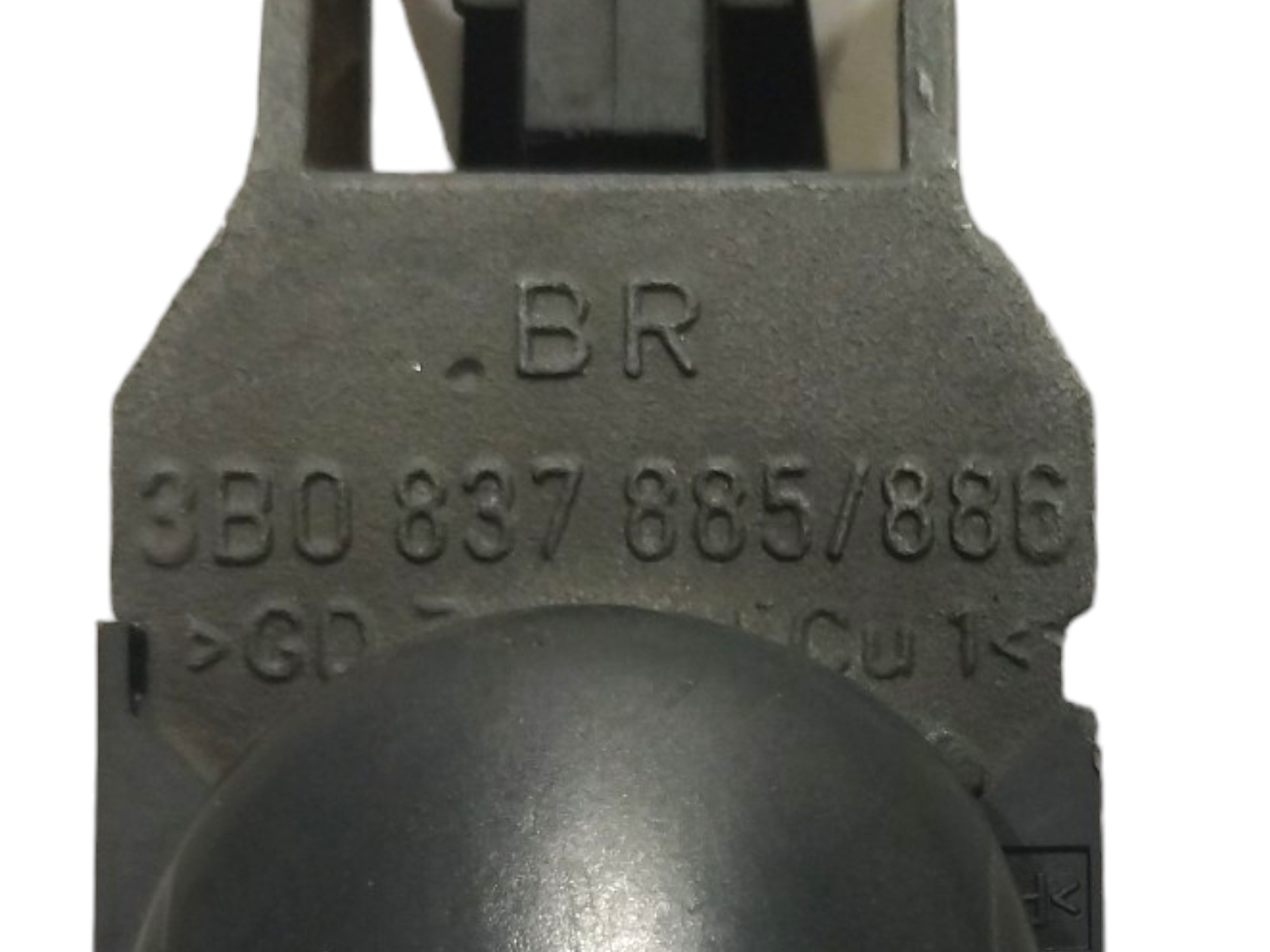 Macaneta Externa Porta Fox Gol Golf 01 A 2010 Tras Esquerda Preto Traseira 3