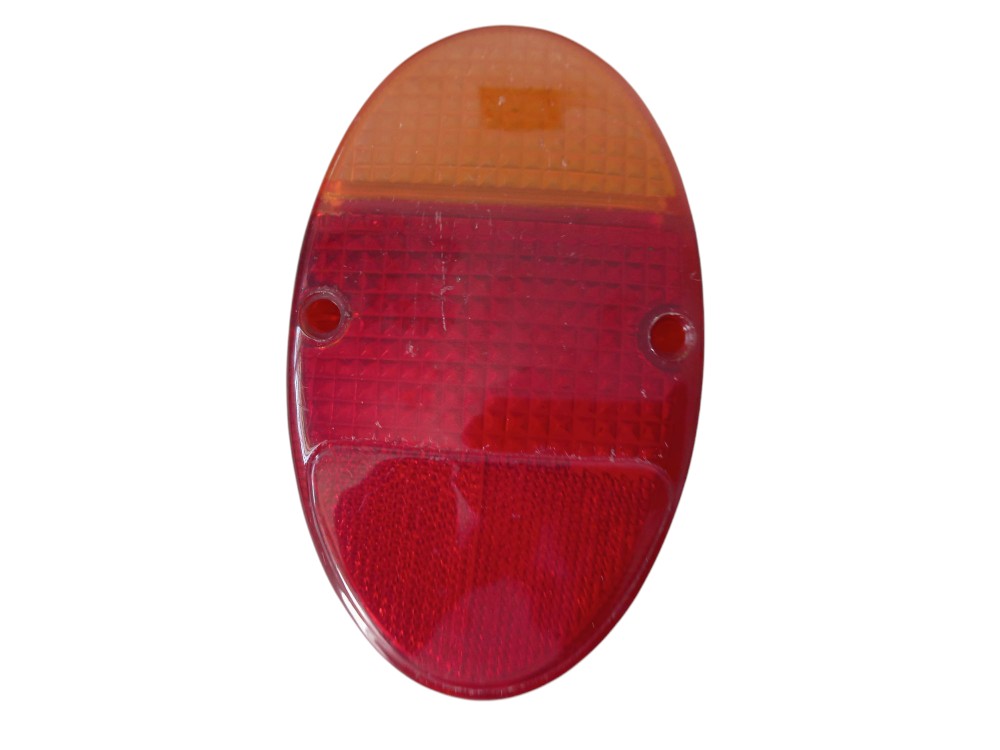 Lente Lanterna Traseira Direita Vw Fusca 1300 Vermelho/laranja 5