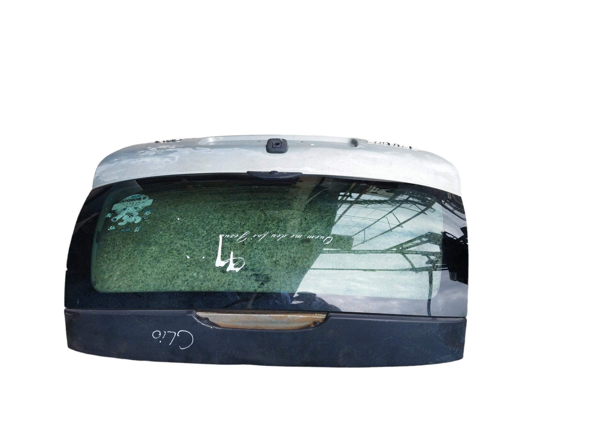 Tampa Traseira Porta Mala Clio 2002 Com Detalhes Sem Vidro 5