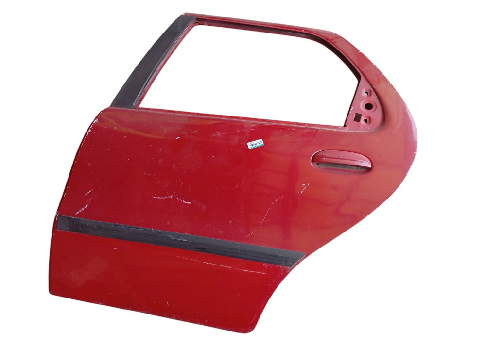 Porta Traseira Esquerda Fiat Palio 98/ Traseira Esquerda Vermelho 1