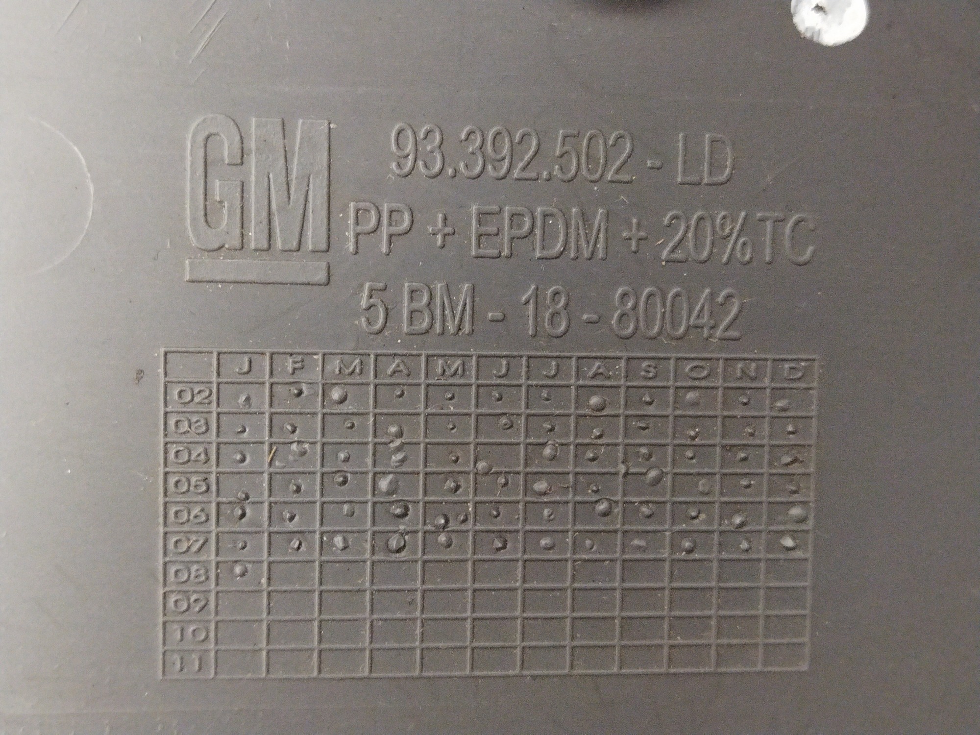 Acabamento Inferior Coluna Central Direito Gm Meriva 7