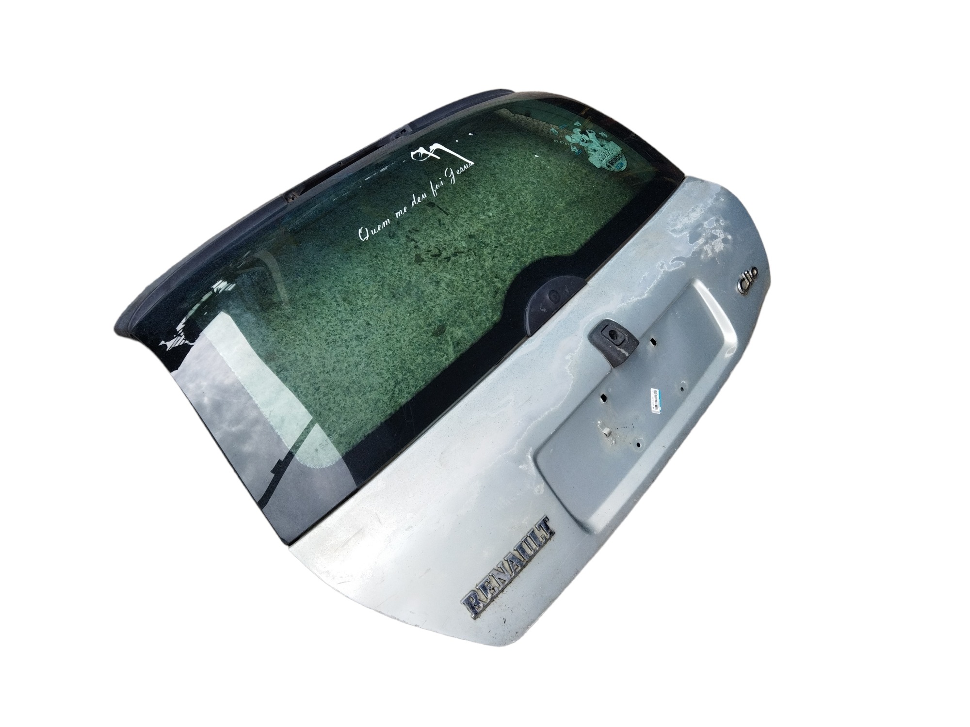 Tampa Traseira Porta Mala Clio 2002 Com Detalhes Sem Vidro 4