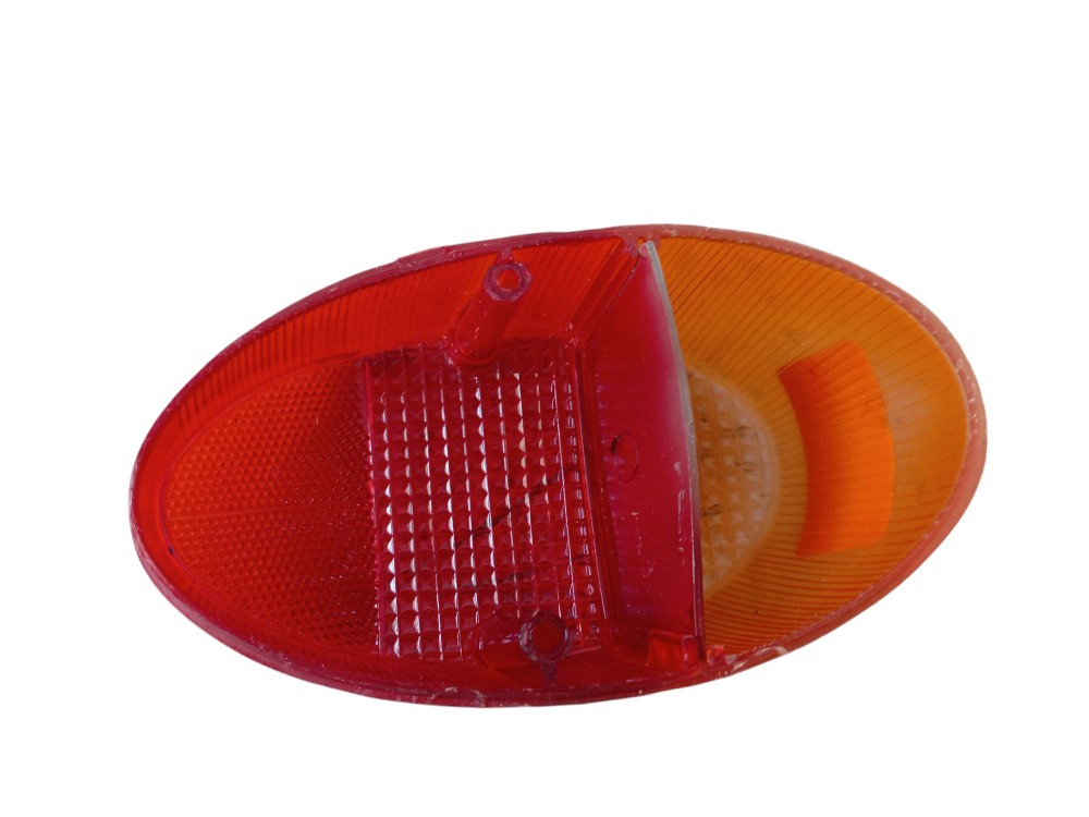 Lente Lanterna Traseira Direita Vw Fusca 1300 Vermelho/laranja 3