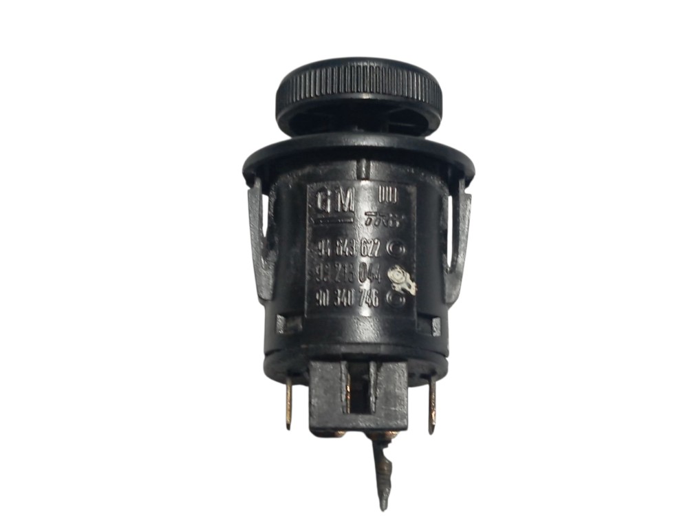 Botão Chave Luz Farol Gm Chevette Kadett Preto