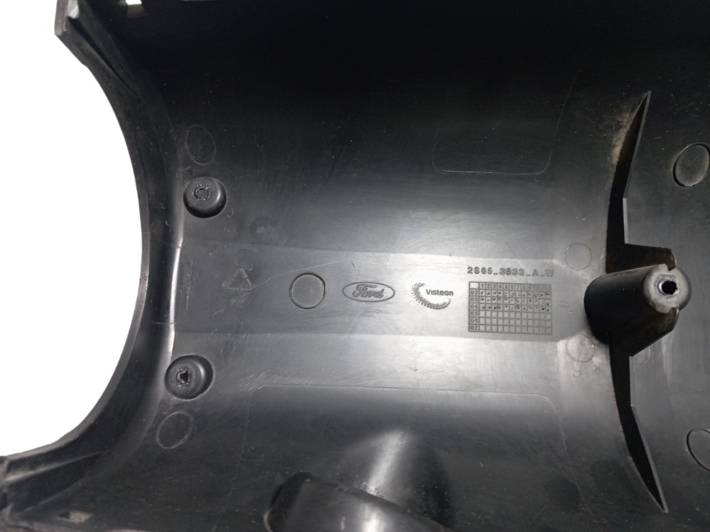 Moldura capa chave acabamento coluna direçã ford 2003 a 2014 5