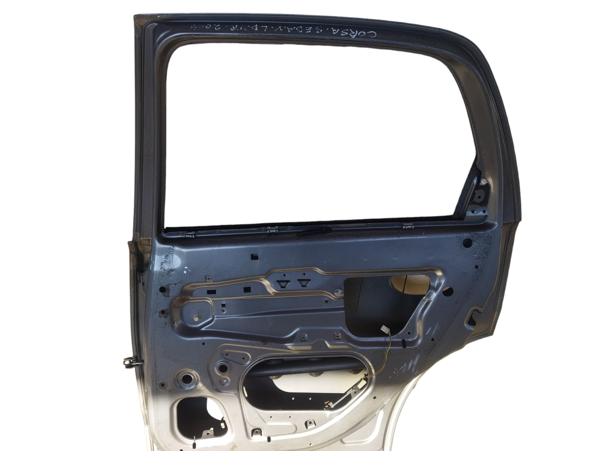 Porta Traseira Direita Gm Corsa 2004 Traseira Direita Cinza 7