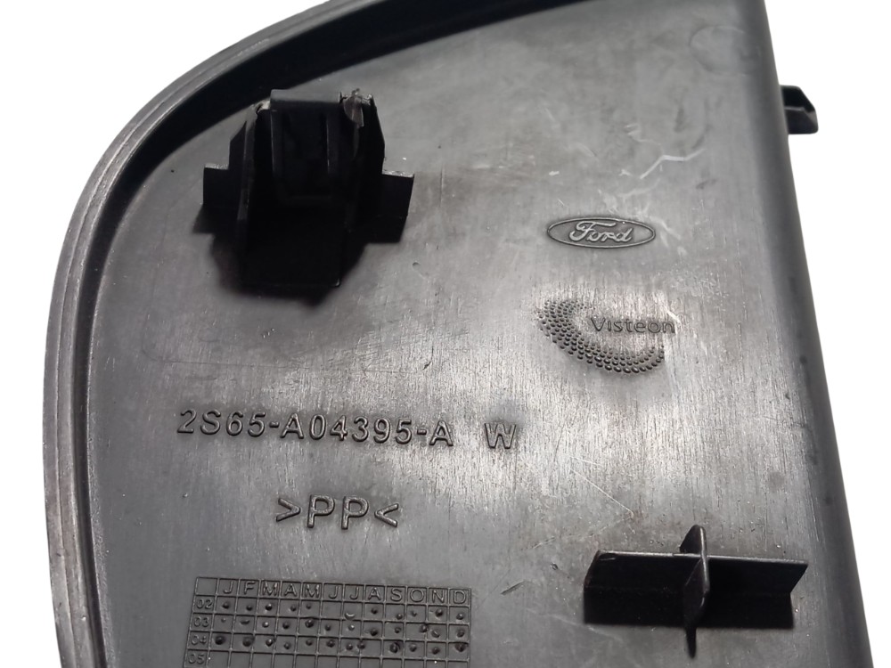 Acabamento Esquerdo Lateral Painel L Ford Fiesta 2002 A 2014 Preto 7