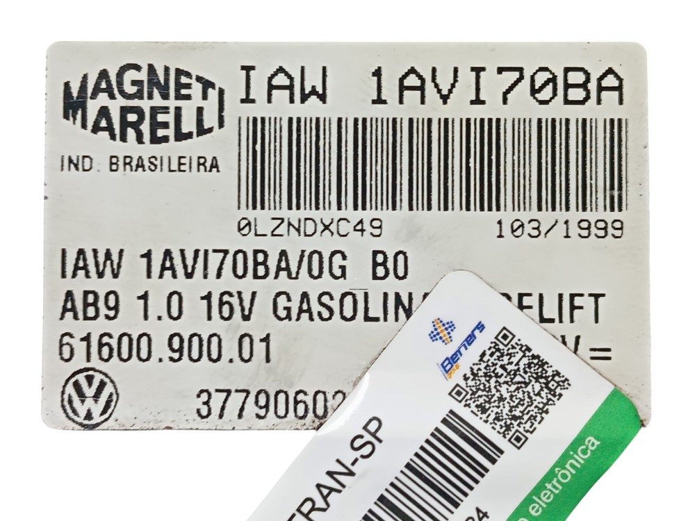 Módulo Injeção 1.0 16v G3 Gasolina Vw Gol Parati 1999 A 2000 4