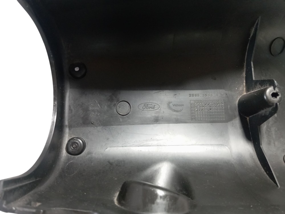 Moldura Capa Chave Acabamento Coluna Direçã Ford 2003 A 2014 7
