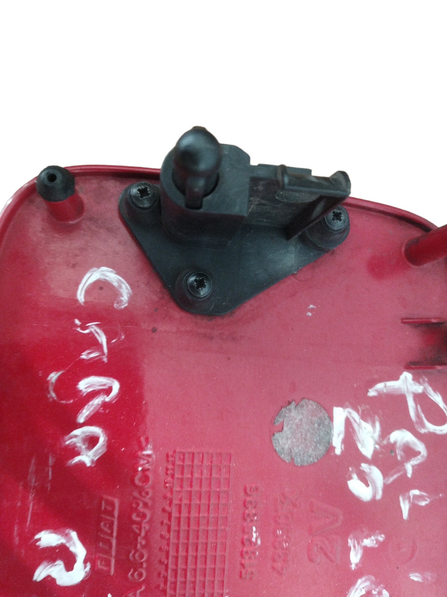 Portinhola Tampa Tanque Combustível Palio Elx 2008 Vermelho 1