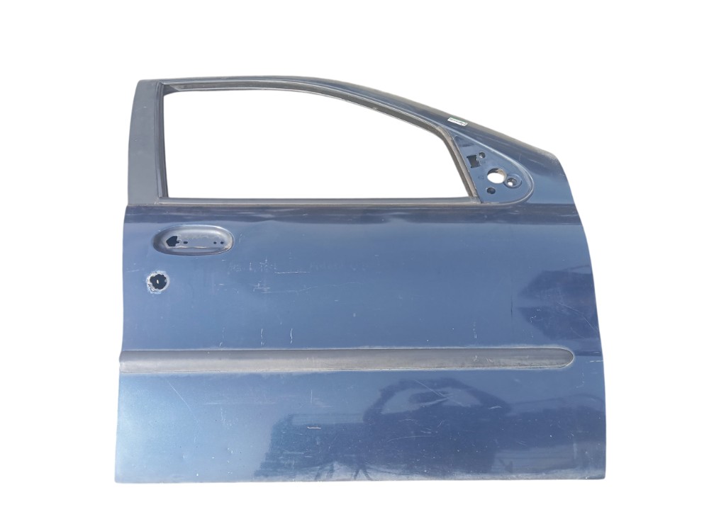 Porta Dianteira Direita Fiat Palio Siena 98 Dianteira Direita Azul 1