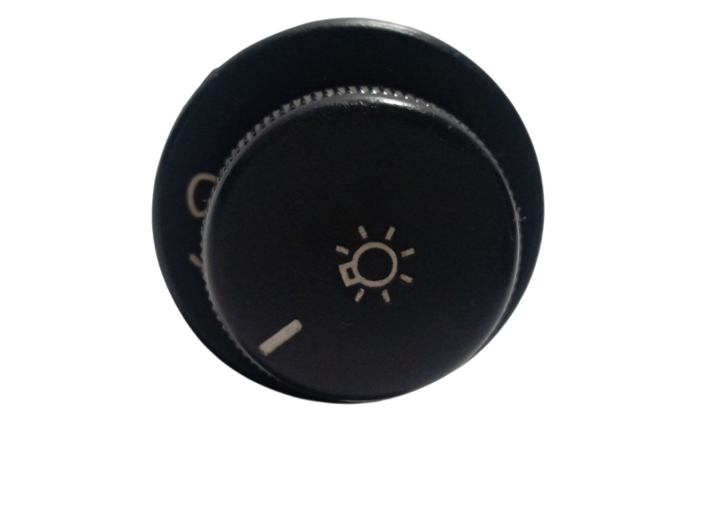 Botão Chave Luz Farol Gm Chevette Kadett Preto 2