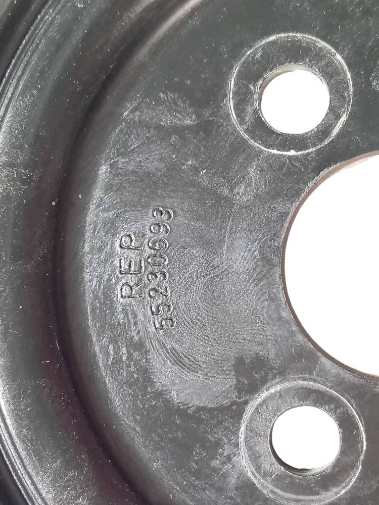 Polia Bomba Direção Hidráulica Fiat Palio Fire Preto 4