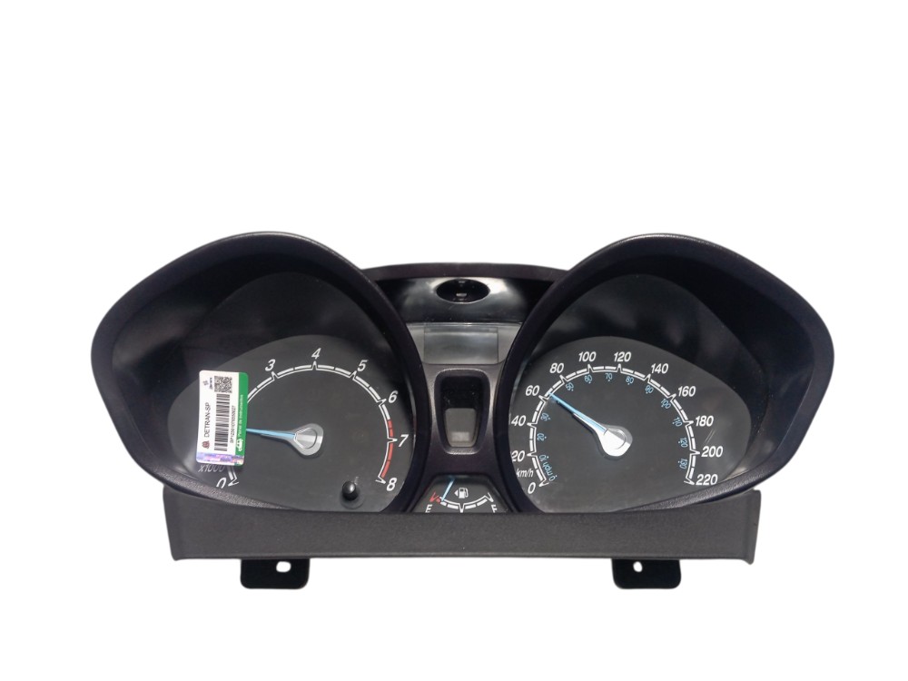 Painel Instrumento New Velocímetro S Ford Fiesta 2011 A 2016 Preto 1
