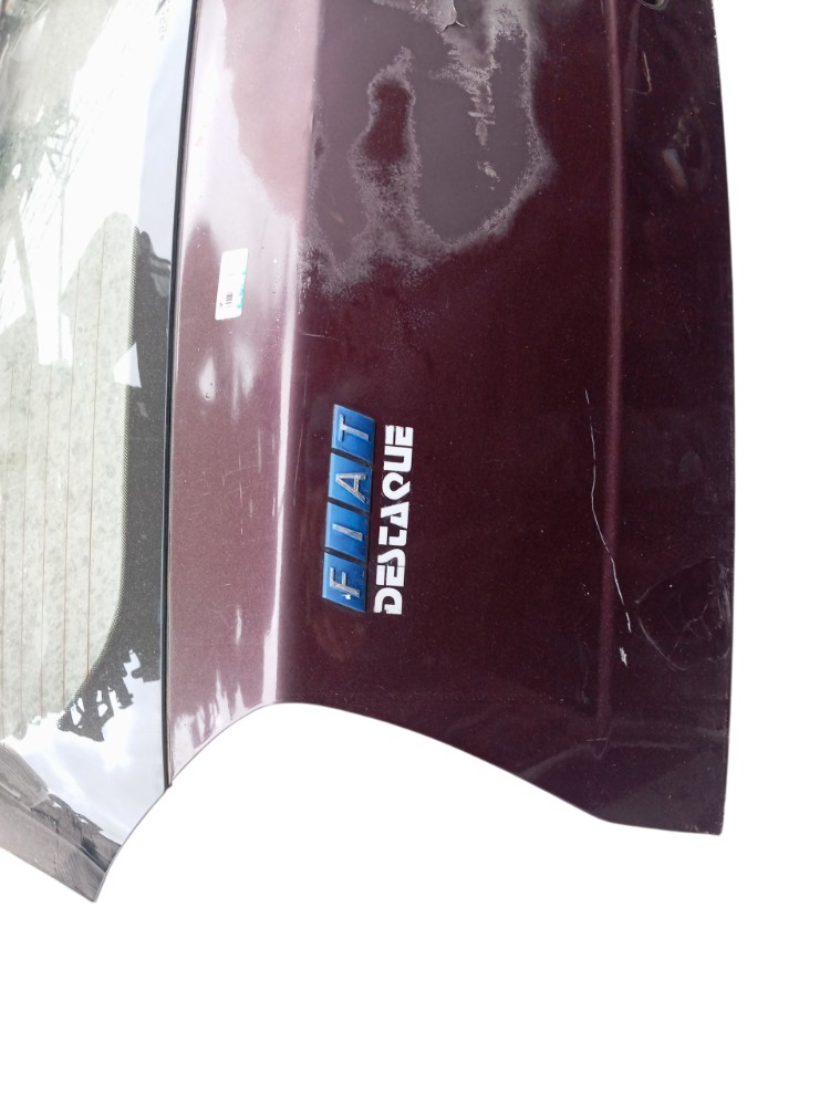 Tampa Traseira Porta Mala Fiat Palio Fire 2000 Sem Vidro Vinho 6