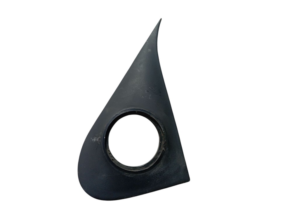 Moldura Externa Retrovisor Esquerdo Fiat Uno 1991 Preto 1