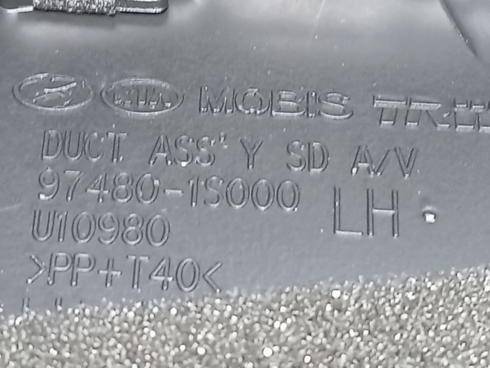 Difusor ar esquerdo lado hyundai hb20 2012 a 2019 7