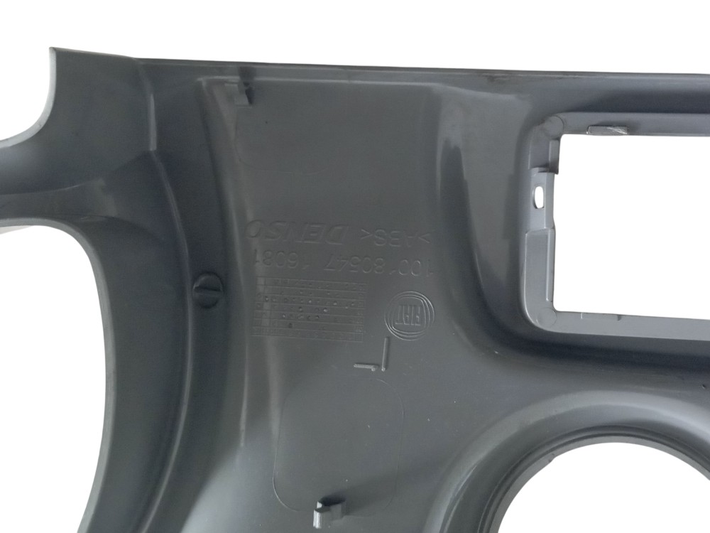 Moldura Painel Instrumento Central Fiat Uno Vivace 2014 Cinza 5