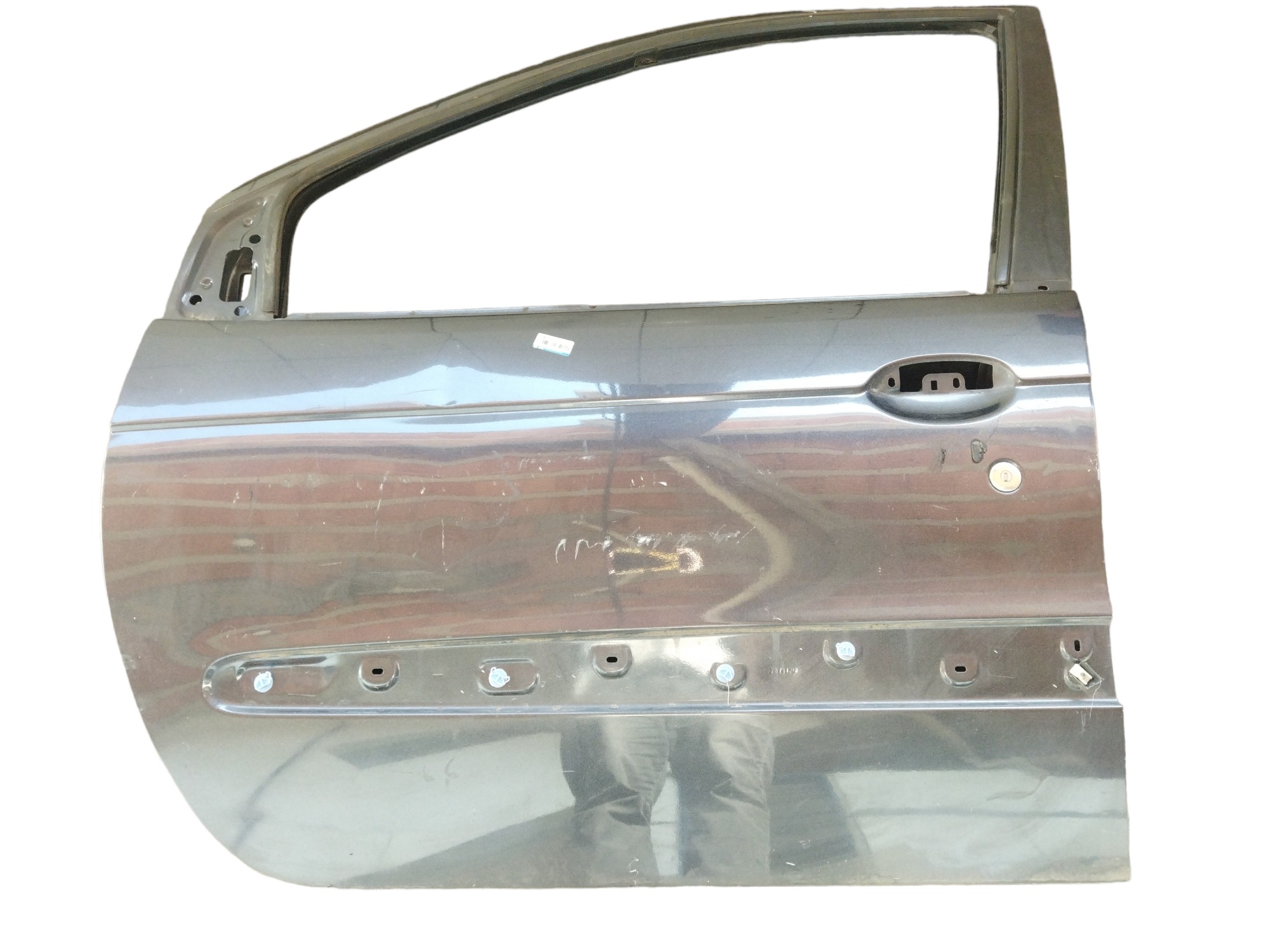 Porta Dianteira Esquerda Renault Scenic 2004 Dianteira Esquerda Azul 3