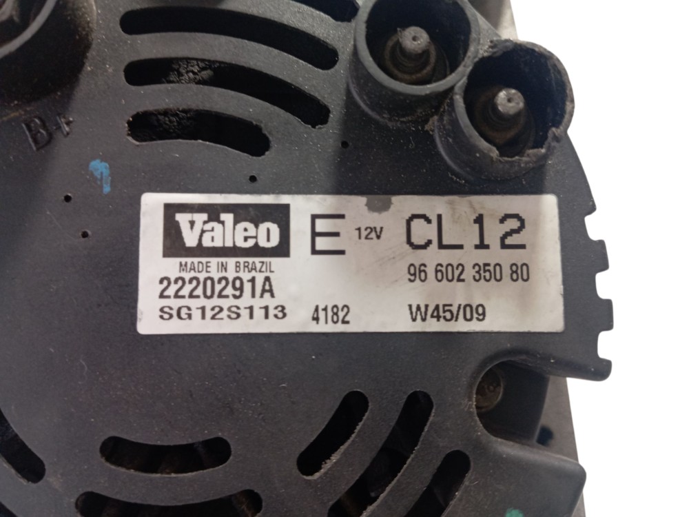 Alternador Partida 1.6 Citroen Peugeot 207 308 2011 A 2011 7