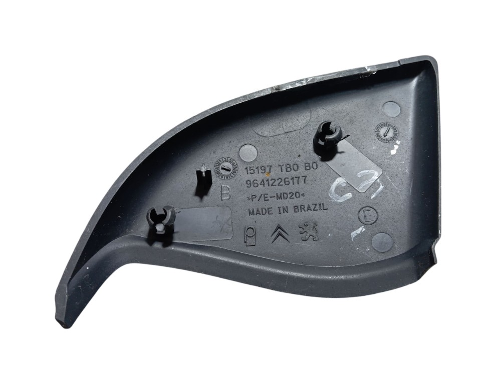 Moldura Interna Retrovisor Esquerdo Citroen C3 2007/2012 4