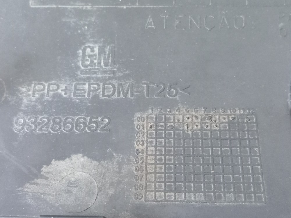 Tampa Caixa Painel Fusível Gm Celta 2001 5
