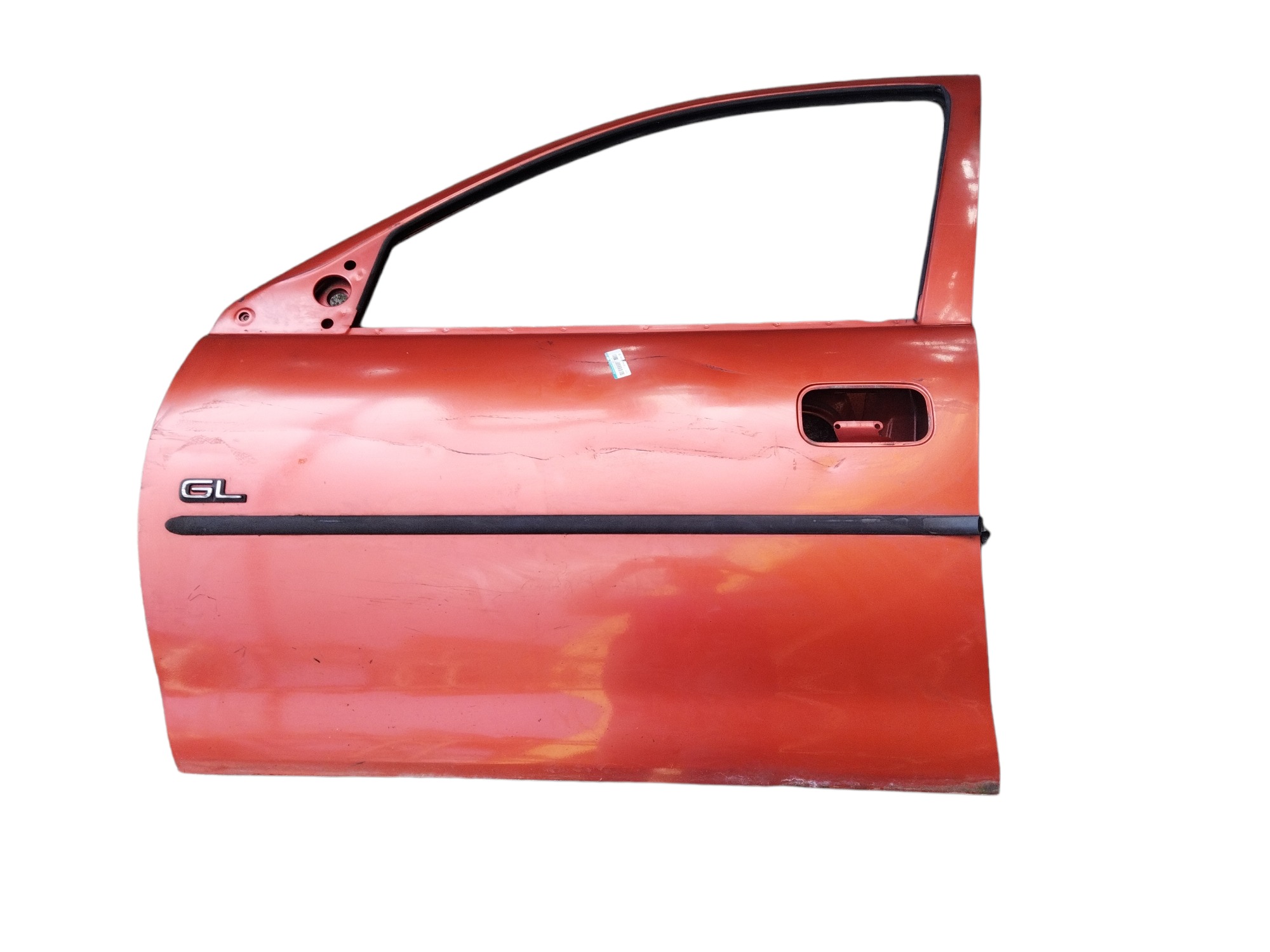 Porta Dianteira Esquerda Gm Corsa 98 4 Portas Classic  Dianteira Esquerda Laranja 1