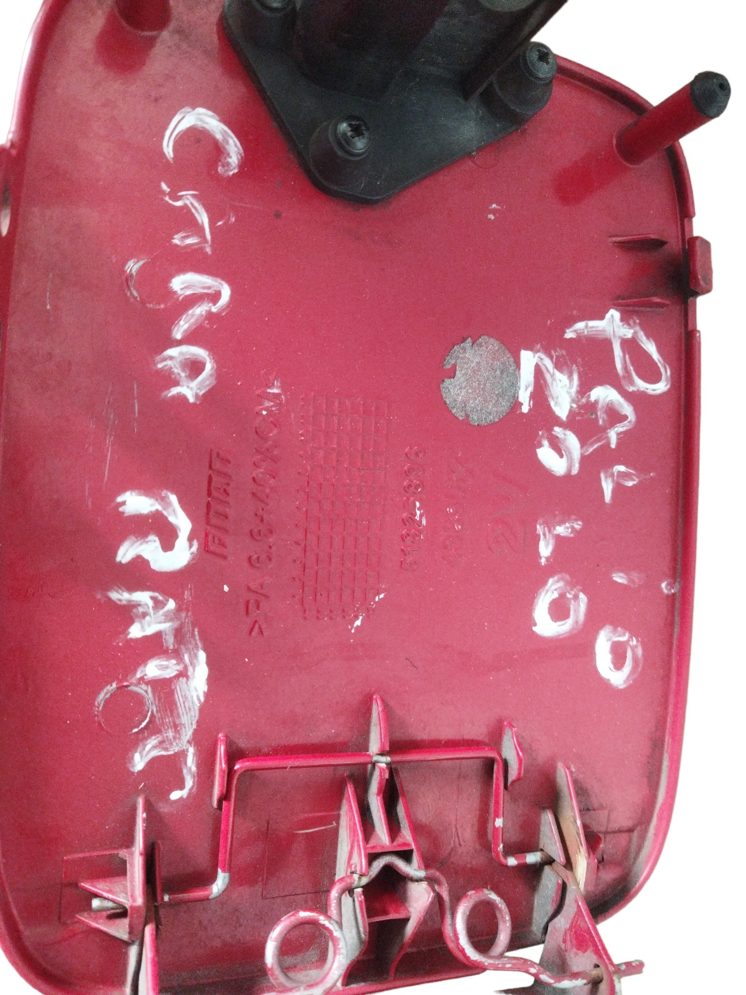 Portinhola Tampa Tanque Combustível Palio Elx 2008 Vermelho 5