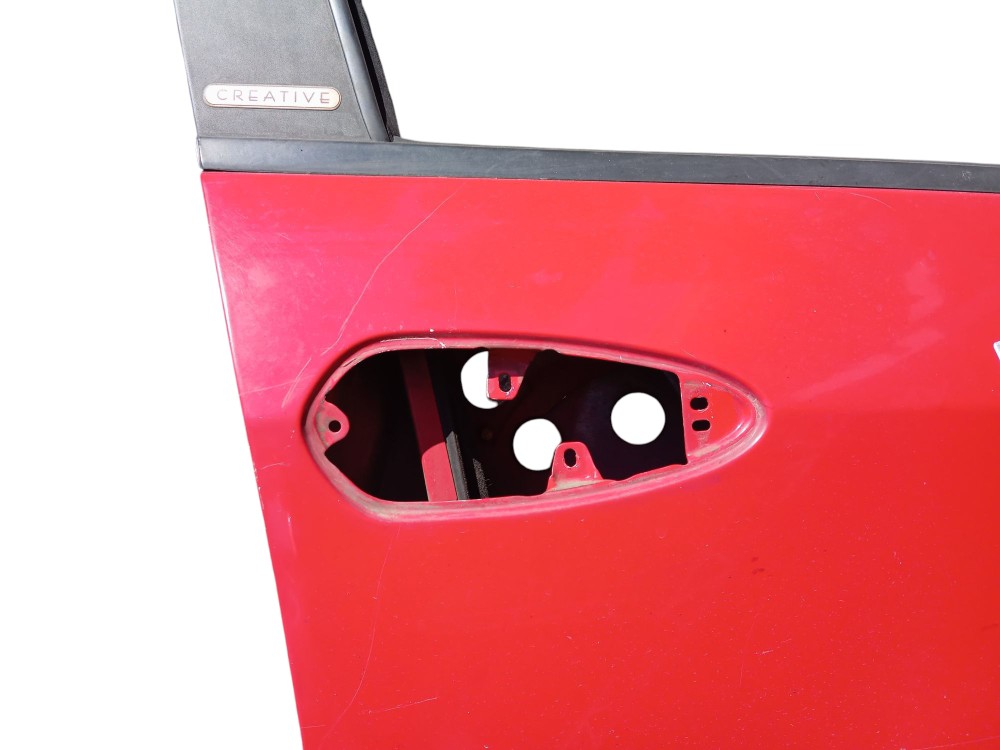 Porta Dianteira Direita Fiat Punto 2011 Dianteira Direito Vermelho 3