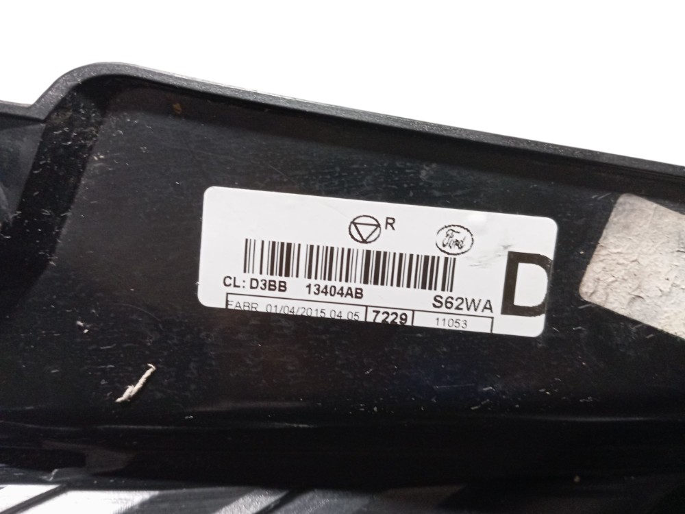Lanterna Traseira Direita Ford New Fiesta 2015 Direito/passageiro Vermelho 7