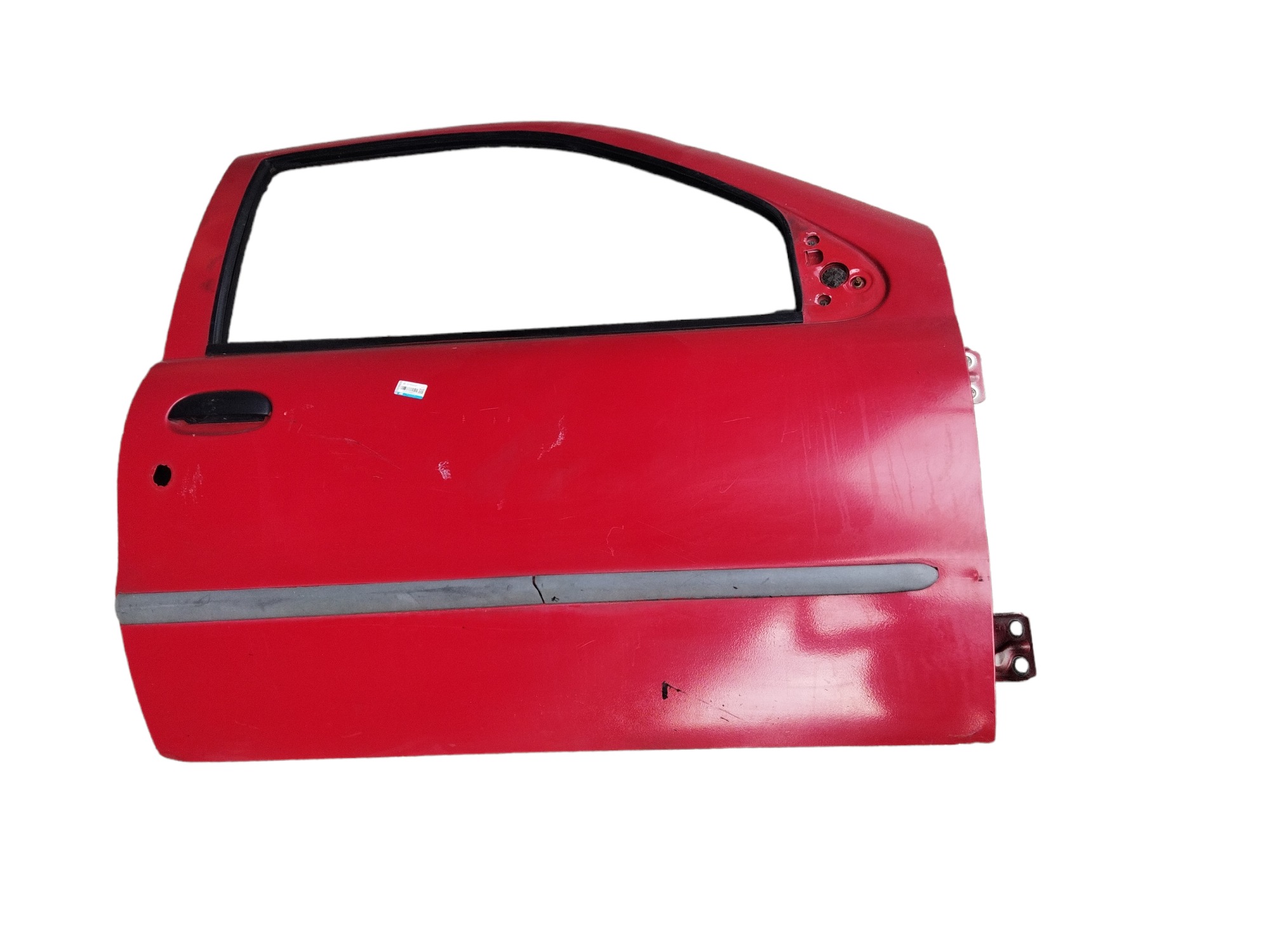 Porta Dianteira Direita Fiat Palio 2 Portas 1998 A 2004 Dianteira Direita Vermelho 1