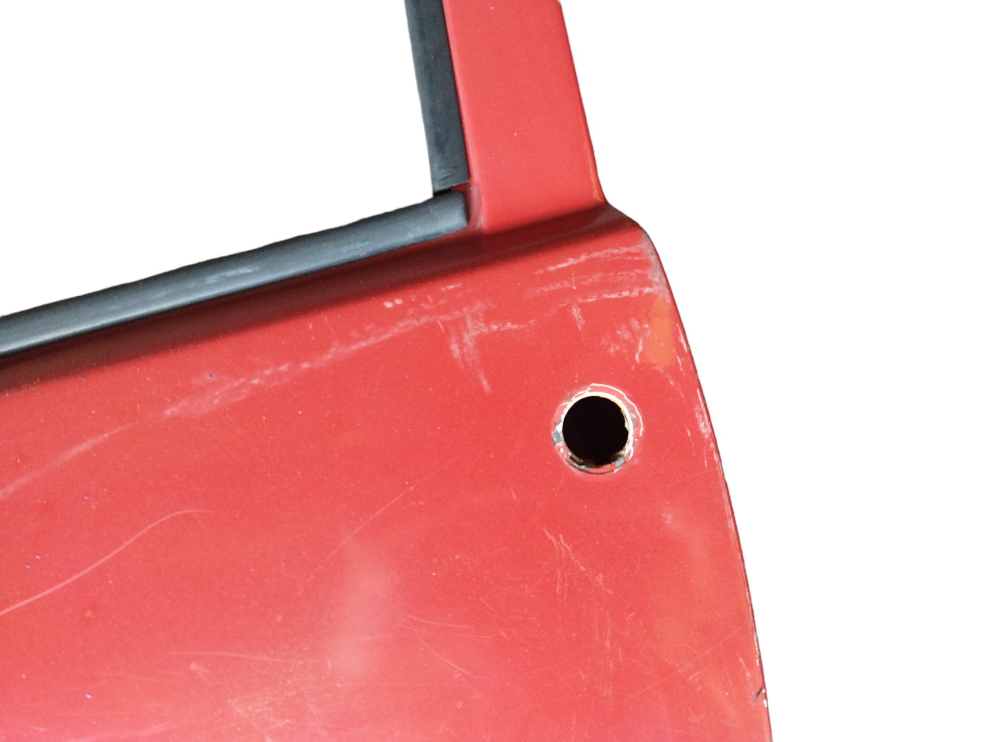 Porta Dianteira Esquerda Fiat Uno 2 Portas Com Avarias  Dianteira Esquerda Vermelho 4