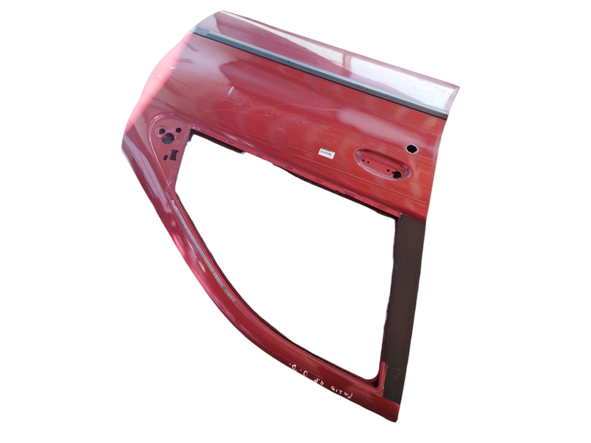 Porta Dianteira Direita Fiat Palio 4portas 1999 Dianteira Direto Vermelho 1